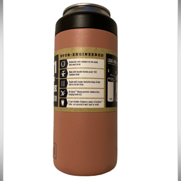 ❤️ New Yeti Rambler Colster Slim Can Insulator Sandstone Pink NWT - Picture 4 of 14